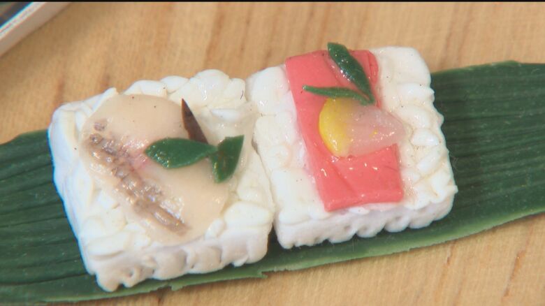 人気のタイやサケの具材も本物そっくり