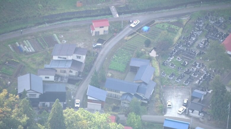 1人が命を落とした秋田・東成瀬村のクマ被害があった現場周辺