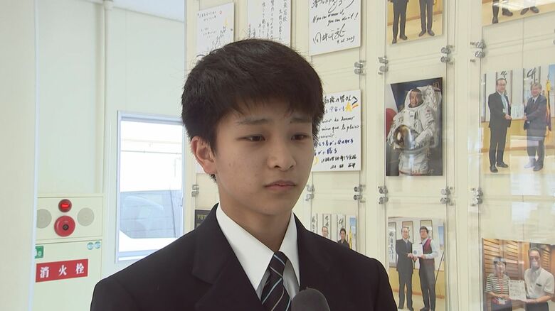 東京から入学した沖山芯太さん