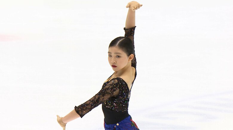「挑戦」の新プログラムを披露した千葉百音