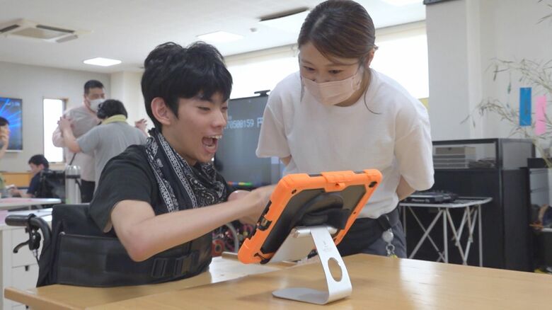 障害者自立支援施設「明日へ向かって」（福岡市）