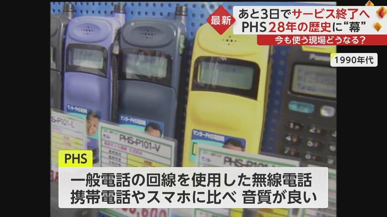 1990年代、多くの人が手に取ったPHS