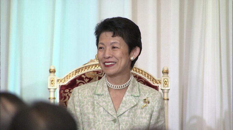 授賞式に出席された高円宮妃久子さま