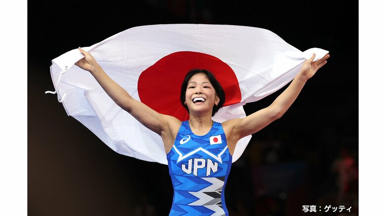 パリ五輪レスリング 女子フリースタイル53kg級金メダリスト・藤波朱理選手（20）