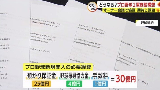 新規参入に必要な費用だけで30億円