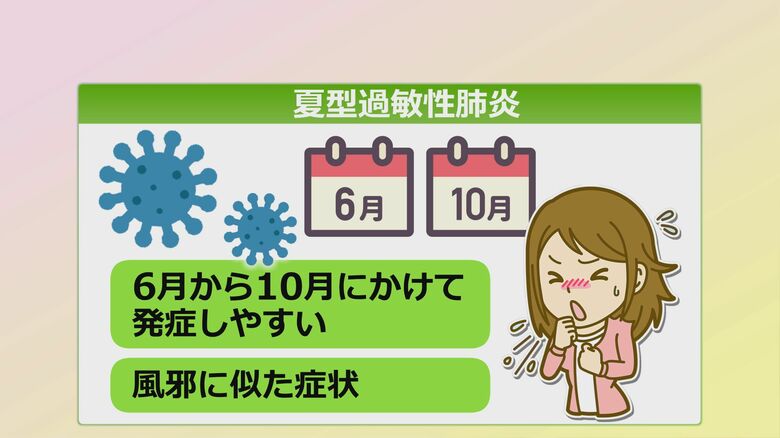 6月から10月にかけて多く発症