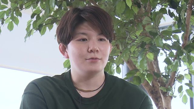 福島テレビのインタビューに応える五ノ井里奈さん