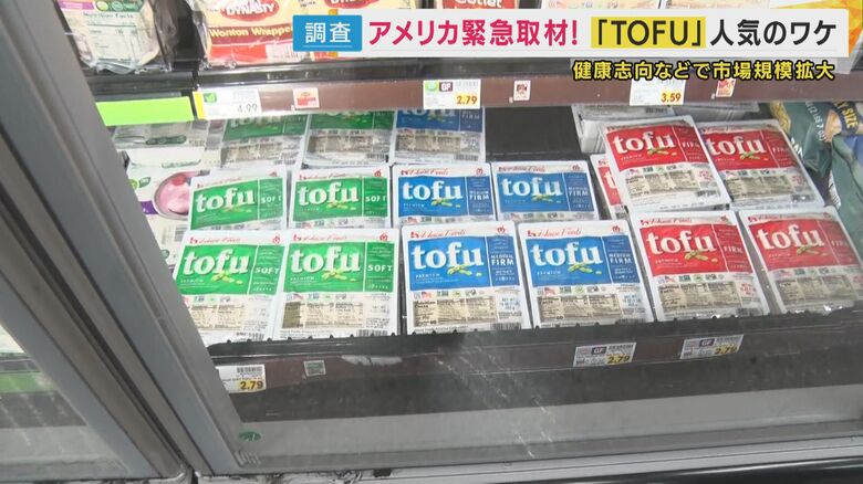 スーパーで並ぶ「TOFU」