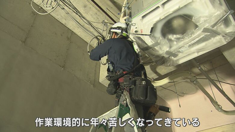 建設現場で働く作業員