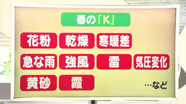 【天気／山形】花粉・乾燥・寒暖差・気圧の変化＆週末の詳しい天気　中村友祐気象予報士の天気予報(2)　