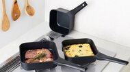 “四角いフライパン”が発売直後から人気! 縦置き可能で料理にもメリット…開発理由を聞いた