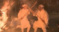 起源や由来が不明の奇祭　国東市で「ケベス祭」　神の化身と“トウバ”によるせめぎあいに歓声　大分