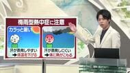 「梅雨型熱中症」に注意を！　湿度高いと喉のかわき感じにくい・意識的に水分補給を　山形