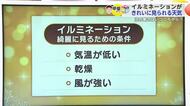イルミネーションがきれいに見える”気象条件”とは？ 気温・乾燥・風！【佐賀県】