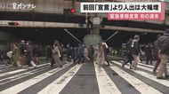 週末の人出、梅田周辺は「約3.7倍」…前回の緊急事態宣言時に比べて増加 京都市や神戸市でも2倍に