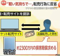 「軽い気持ちで」アイドル公演チケット90枚転売した女性　数百万円支払い和解　高額転売で2300万円賠償請求…初の訴訟も