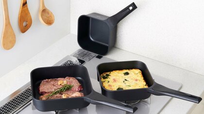 “四角いフライパン”が発売直後から人気! 縦置き可能で料理にもメリット…開発理由を聞いた