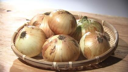 先週の野菜平均小売価格　「タマネギ」が62%と高止まり　4月も高値続くか　一方「ニンジン」は18%で平年並みの見通し