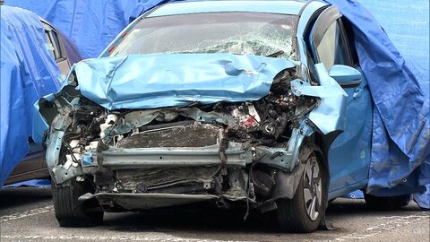 車とトラックが衝突する事故 17歳高校生が死亡・18歳男性が意識不明の重体 栃木・佐野市