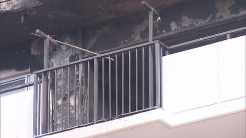マンションの一室で火事　焼け跡から1人の遺体　60代男性と連絡取れず　神奈川・平塚市
