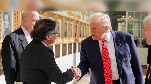 「非常に良い関係」トランプ大統領が批判続けたコロンビア大統領と初の対面会談…ベネズエラ攻撃後に軍事行動示唆も態度一変