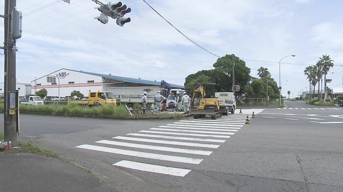 パト看板設置作業(7月18日)