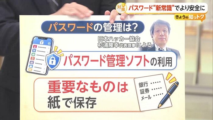 重要なものは紙で保存を