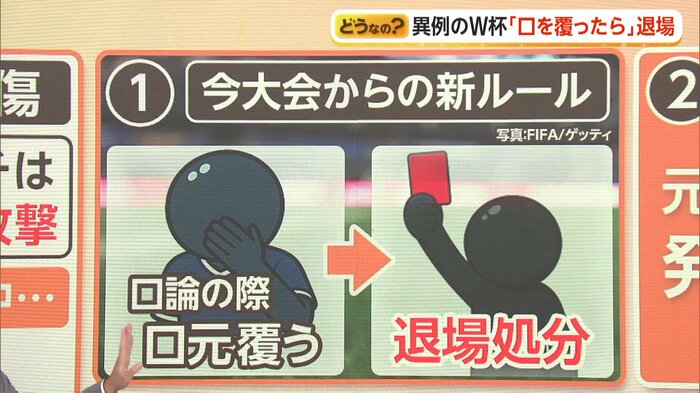 FIFAが導入した新たな退場処分のルール