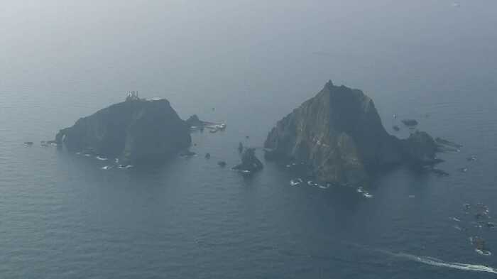 韓国が独島として不法占拠する島根県・竹島