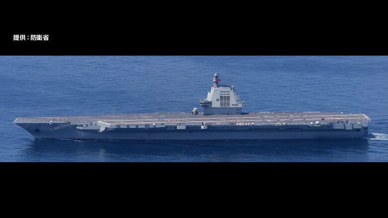 中国軍が3隻目空母「福建」をテスト運航…台湾海峡を通過　空母の運用能力向上へ｜FNNプライムオンライン