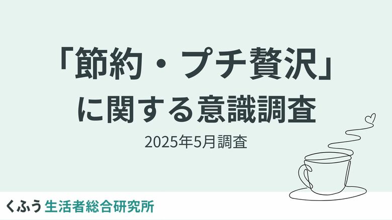 【くふう総研】長引く米の価格高騰と物価上昇で約7割が「節約疲れ」を実感する中、4割以上が「プチ贅沢」で心をリセット!