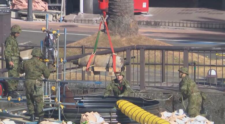 【速報】宮崎市・大淀川の不発弾処理はじまる｜FNNプライムオンライン