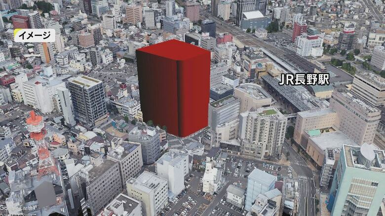 長野駅前に「タワーマンション」建設計画　地上28階、高さ100m　大規模再開発に市民は“期待と疑問”の声｜FNNプライムオンライン