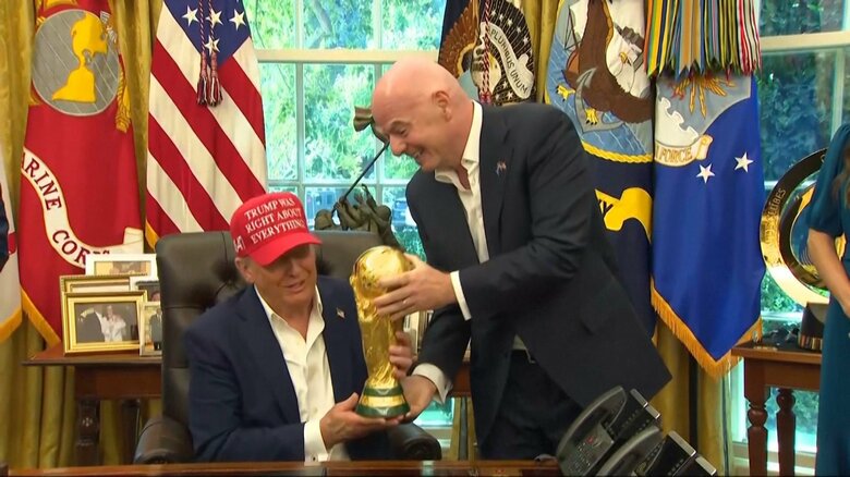 トランプ大統領「史上最高の大会になるだろう」　来年のサッカー・ワールドカップでチケット保有する外国人のビザ緩和表明｜FNNプライムオンライン