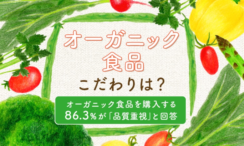 【オーガニック食品こだわりは?】オーガニック食品を購入する86.3%が「品質重視」と回答