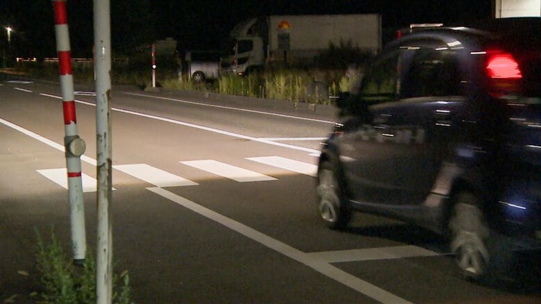 車から見て「右から横断」する歩行者の死亡事故が5倍多い理由　富山県警が明かすヘッドライトの盲点｜FNNプライムオンライン