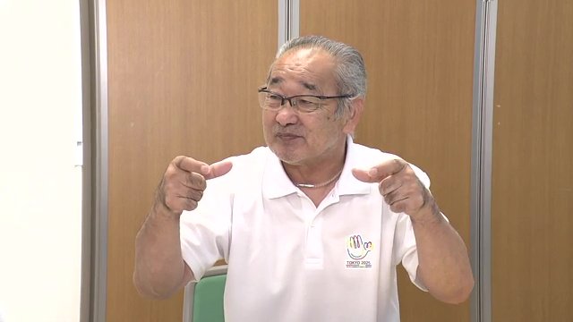 福島県聴覚障害者協会の会長・吉田正勝さん