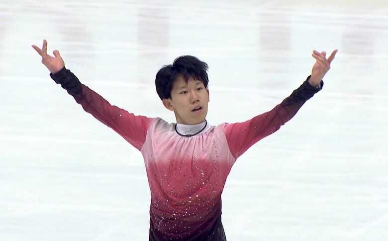 初優勝した朝賀俊太朗