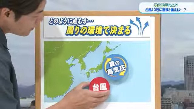 日本の東にある「夏の高気圧」