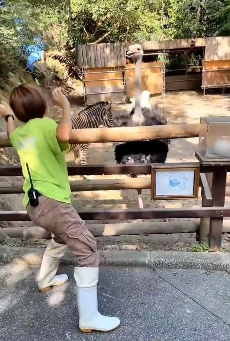 踊り返してくれたキョウちゃん「もう終わり」