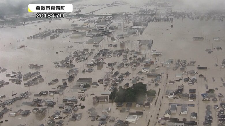 岡山・倉敷市真備町（2018年7月）