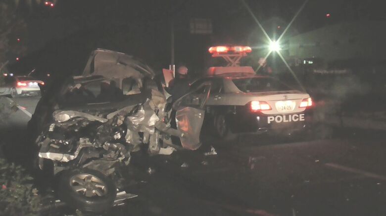 大分市の事故現場（2021年）