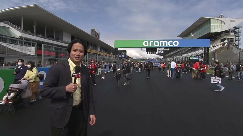 F1日本グランプリ開幕前日の鈴鹿サーキット（26日）