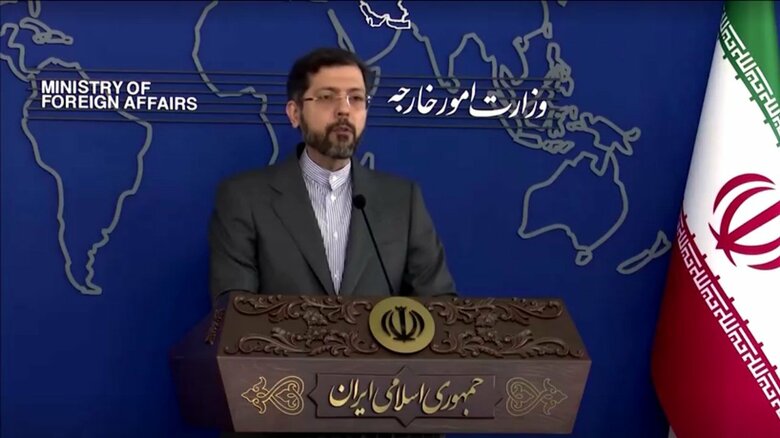 一方で、イラン外務省報道官は「核合意協議では進展があった」と会見（2022年1月）