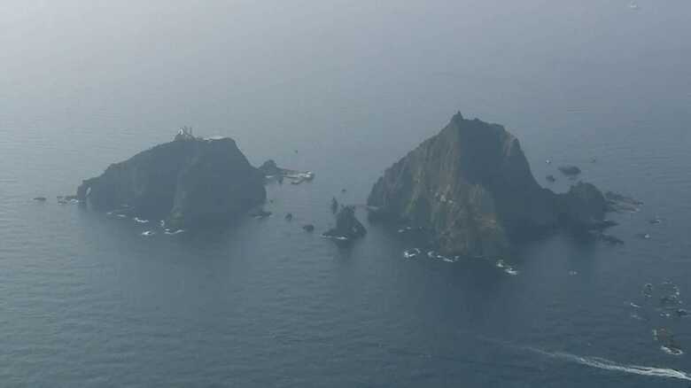韓国が独島として不法占拠する島根県・竹島