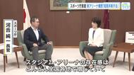 スポーツ庁長官が広島県庁を訪問　『新アリーナ構想』について 「成功事例や課題など知見を共有する」