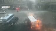 強風でトラック横転も…台風13号が中国直撃　上海の街は冠水　沖縄で農業用ハウスや住宅が損壊し9人けが　奄美も一部停電　