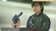 稲田防衛相 日英共同訓練が行われている三沢基地視察