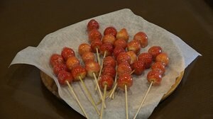 イチゴあめを子供たちにプレゼント ~福井~