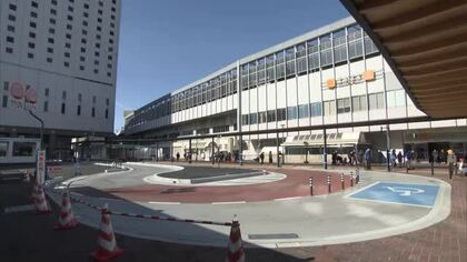 政令指定都市・岡山にふさわしく…ＪＲ岡山駅前広場の新・平面駐車場　３月１日に供用開始【岡山・岡山市】